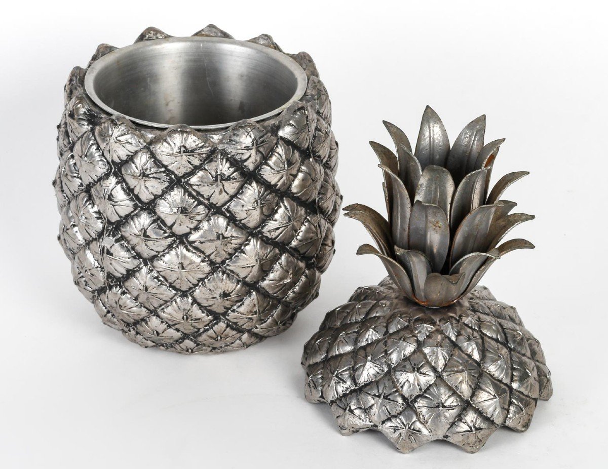 Vintage Ice Bucket, Model "pineapple".-photo-2