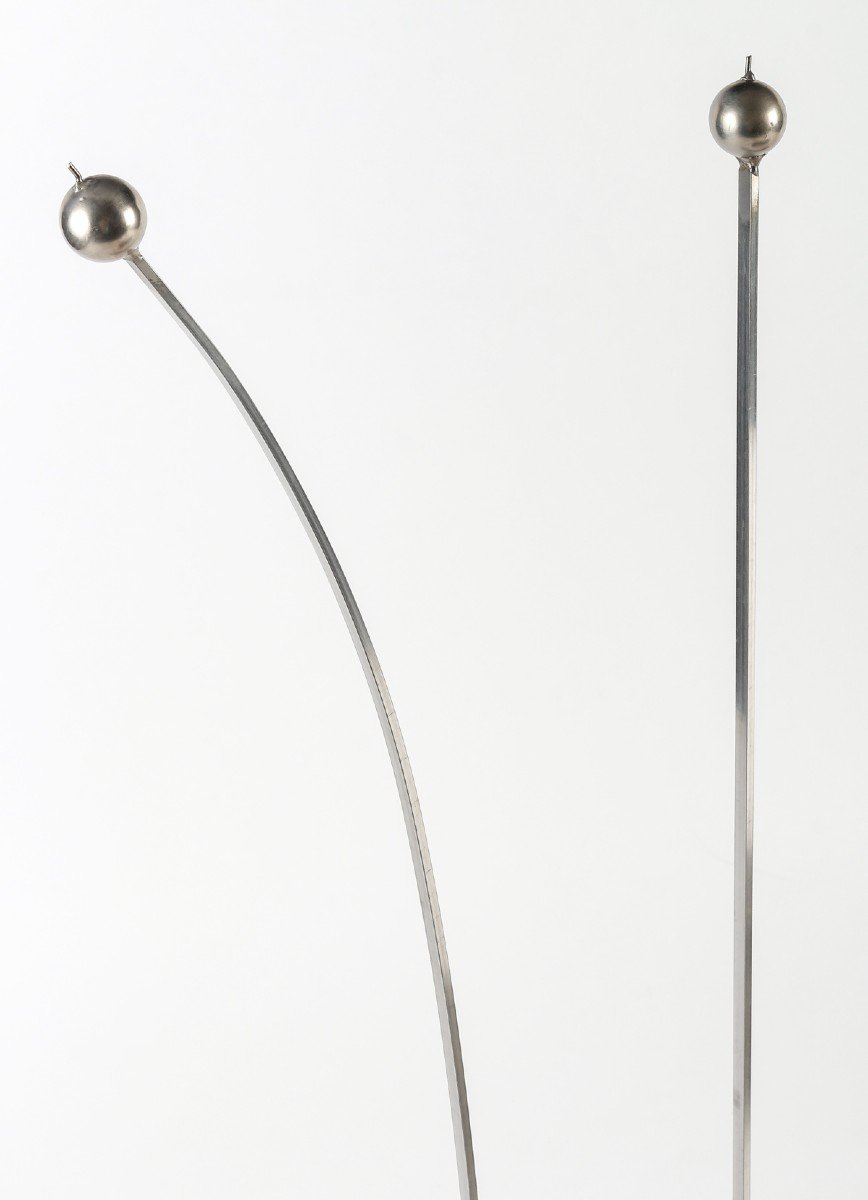 Pare-feu, Sculpture, En Acier Et Cotte De Maille, Design, 1980-1990.-photo-3