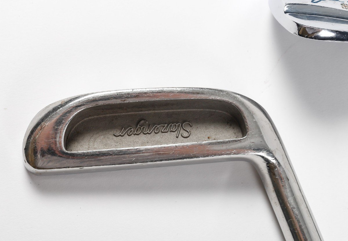 Suite Of 9 Golf Clubs From The 1960s.-photo-7