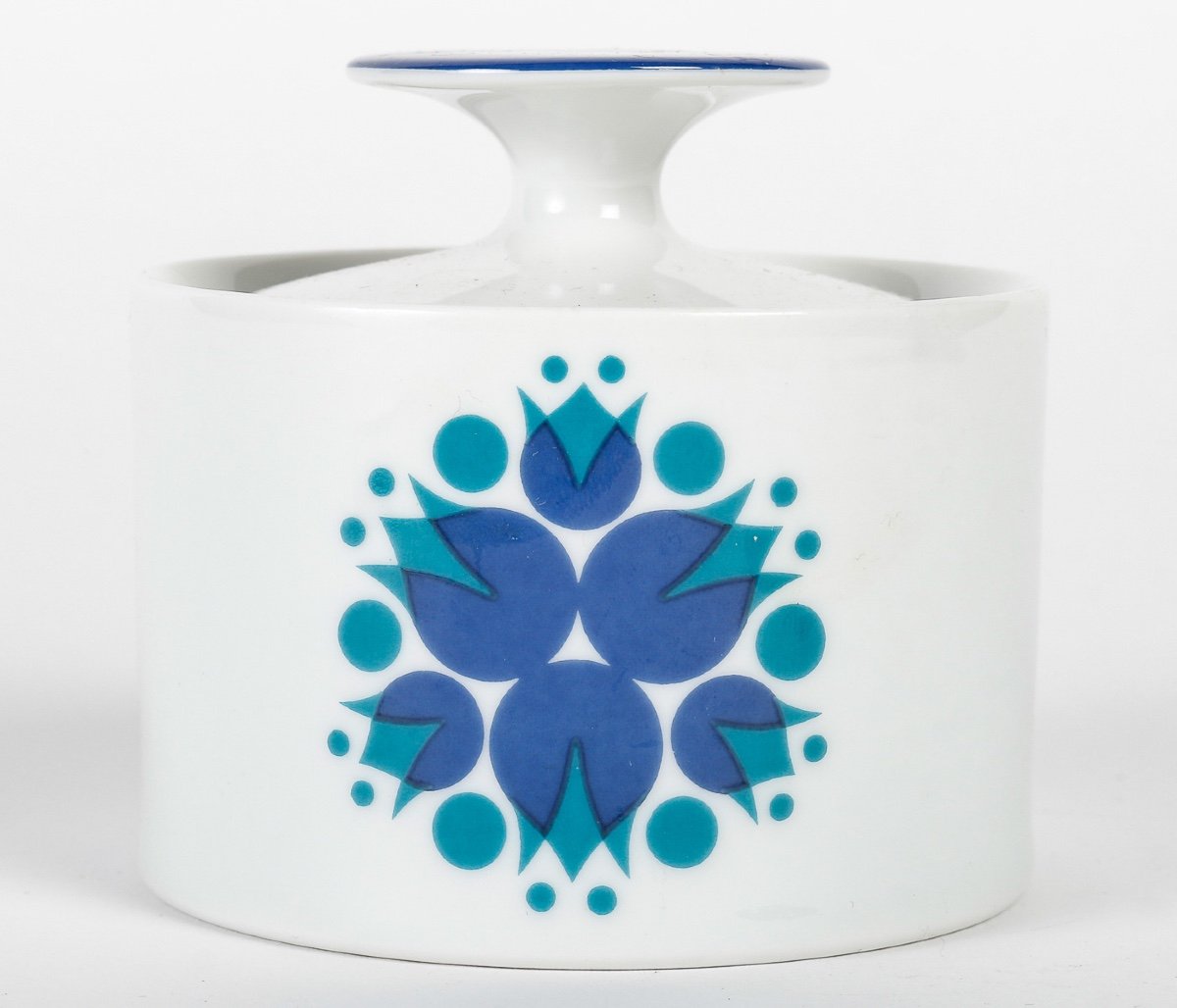 Small Porcelain Pot, Vintage Design 1960.