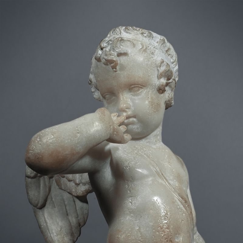 Sculpture Of An Angel, Reproduction In Composite Material, 20th Century, Interior Decoration And E-photo-2