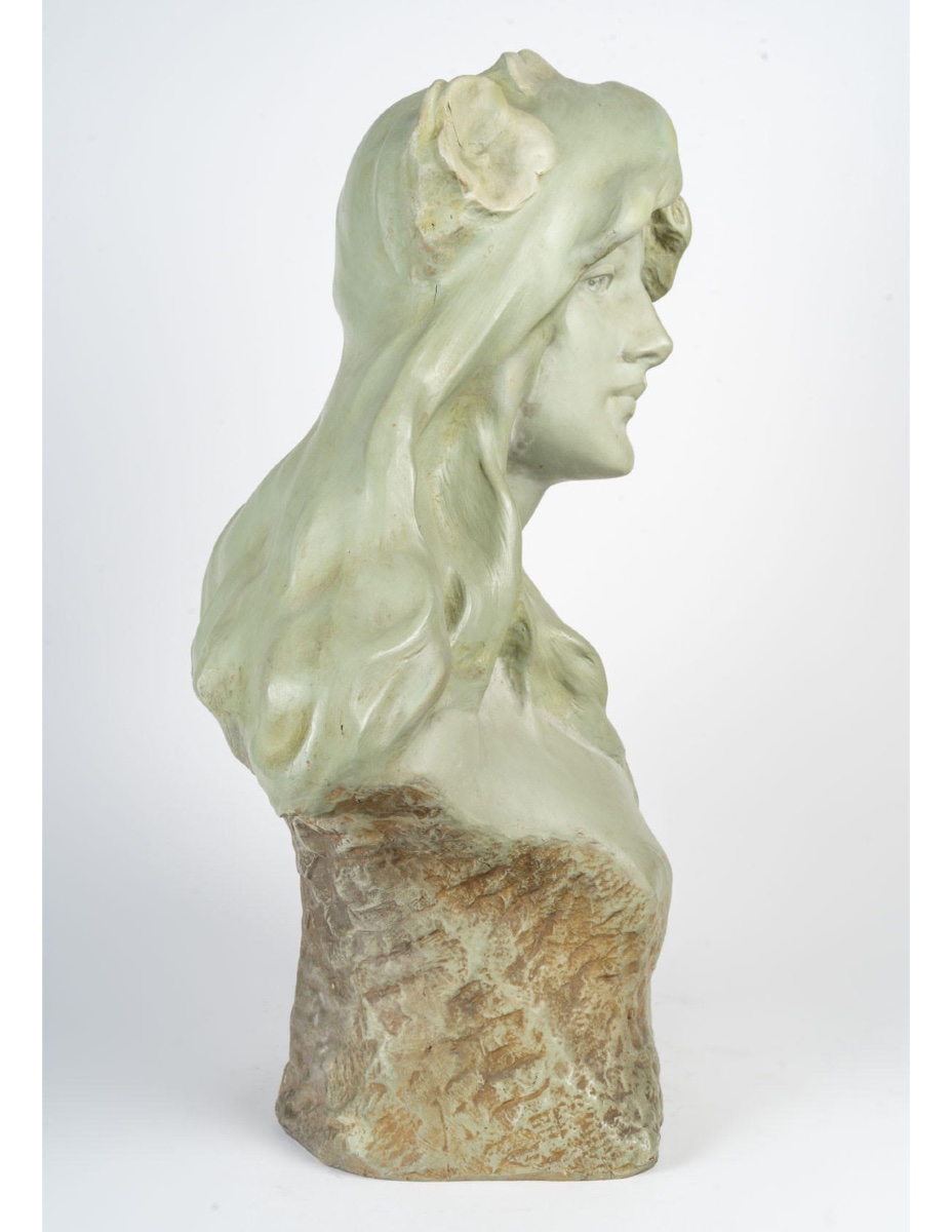 Art Nouveau Terracotta Sculptures, 1900.-photo-1
