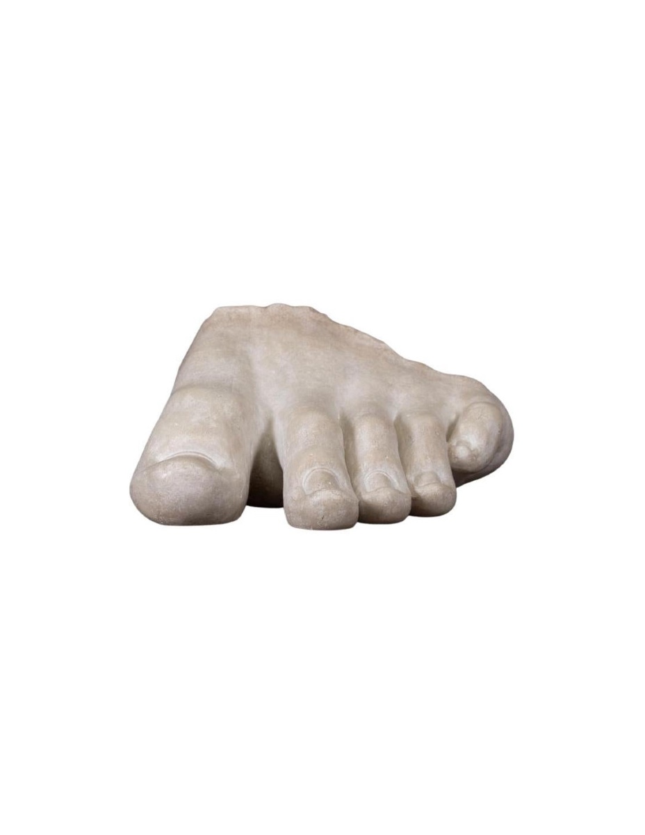 Sculpture En Résine Et Plâtre, Représentant Un Fragment De La Sculpture De Pied D’apollon