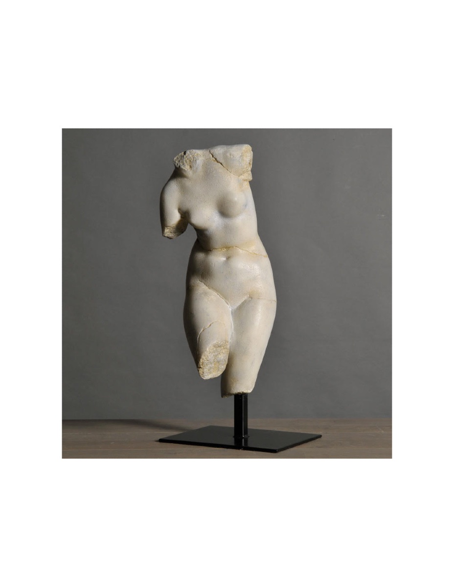 Sculpture De Vénus En Résine Et Socle En Métal, Petit Model.-photo-2