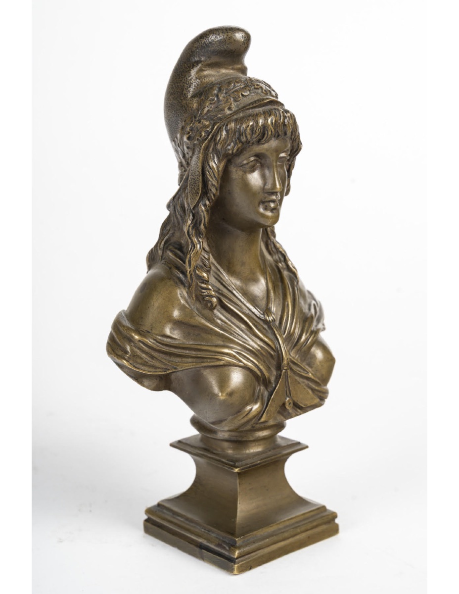 Patinated Bronze Sculpture Representing Marianne, Early 20th Century.-photo-3