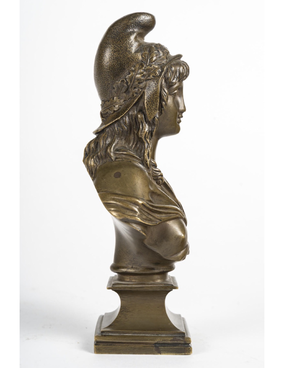 Patinated Bronze Sculpture Representing Marianne, Early 20th Century.-photo-4