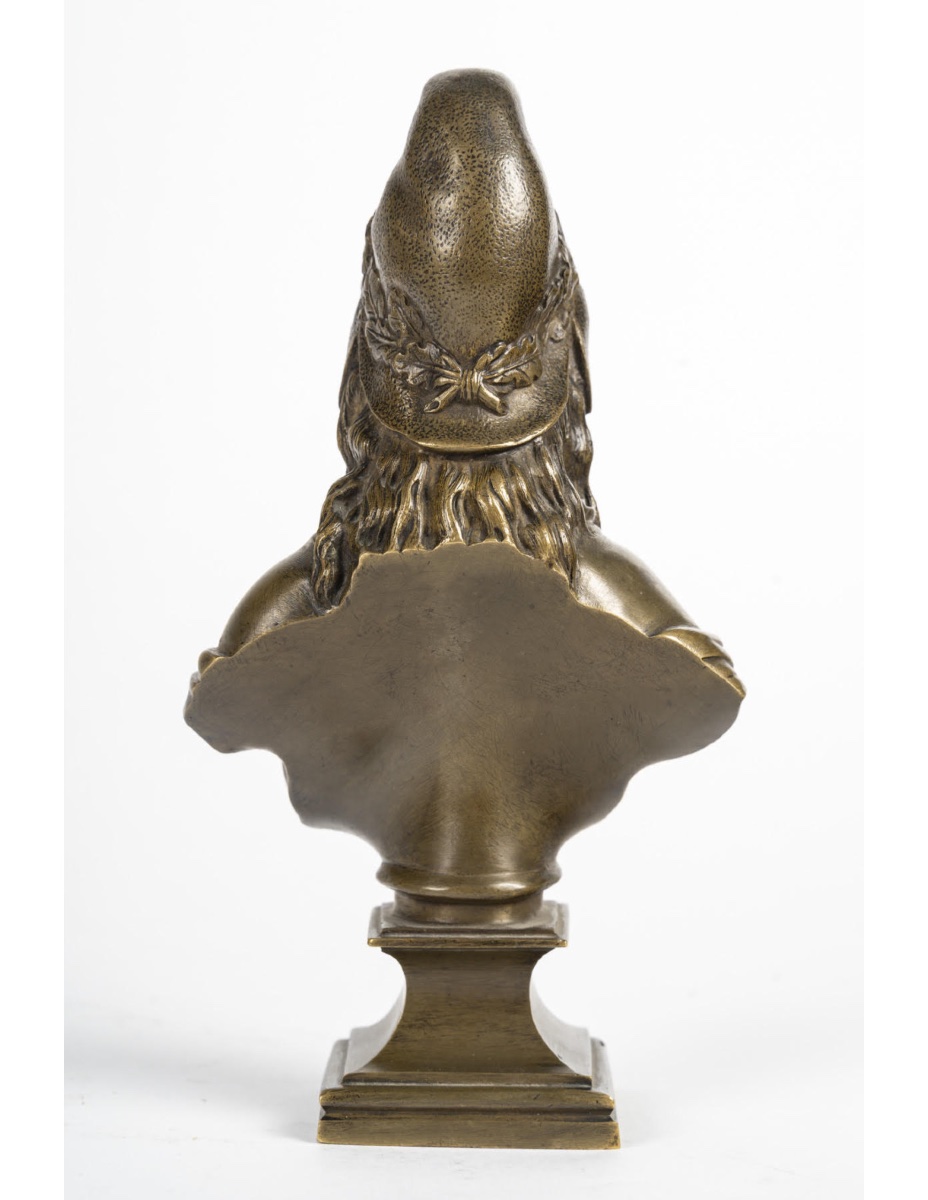 Patinated Bronze Sculpture Representing Marianne, Early 20th Century.-photo-1
