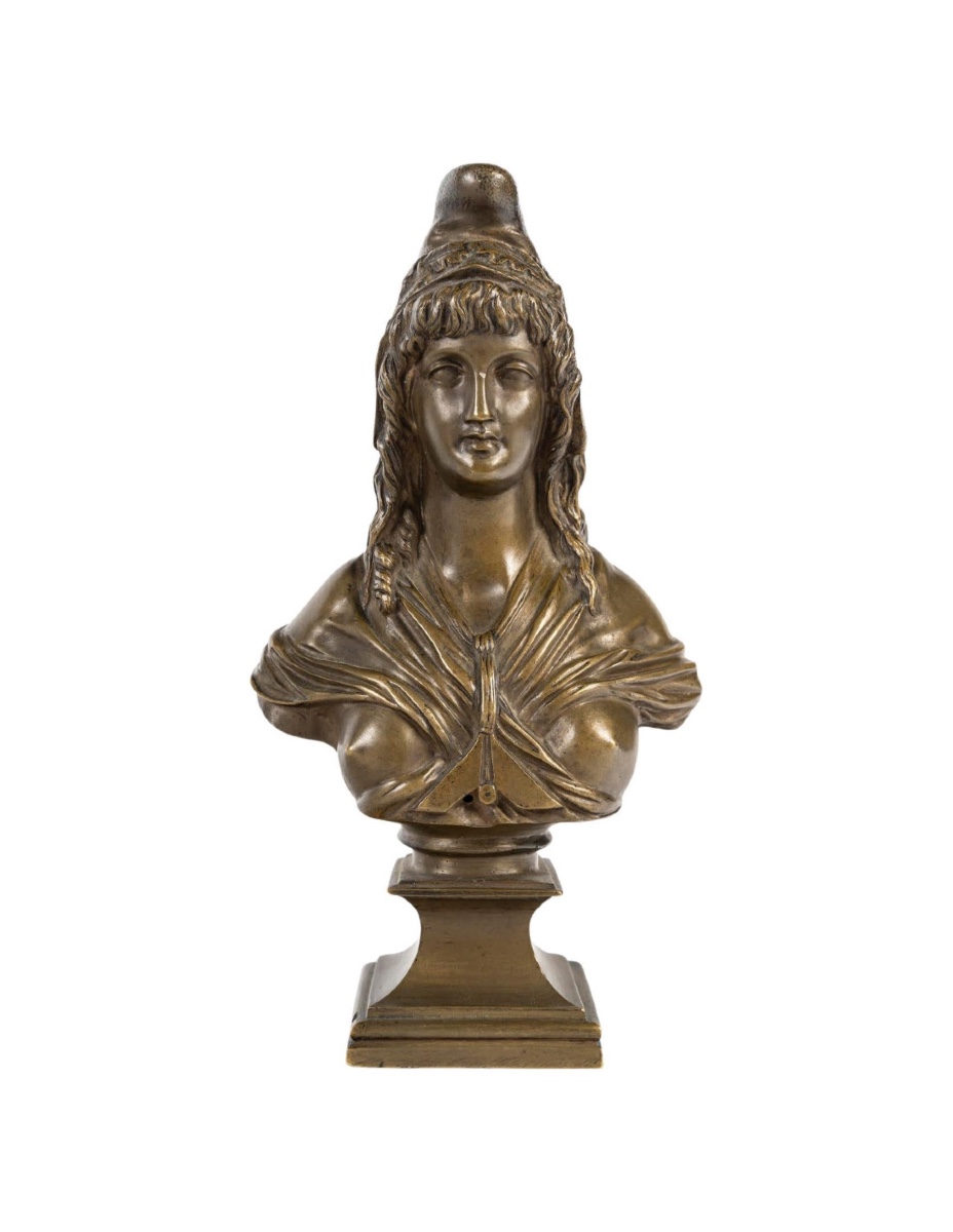 Patinated Bronze Sculpture Representing Marianne, Early 20th Century.