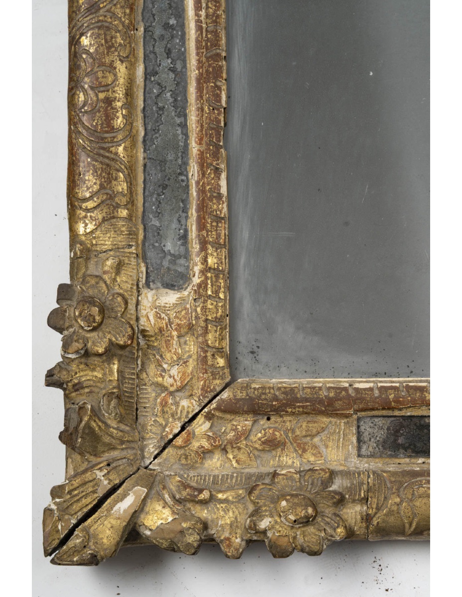 Miroir à parclose du XVIIIème siècle, époque Louis XVI.-photo-3