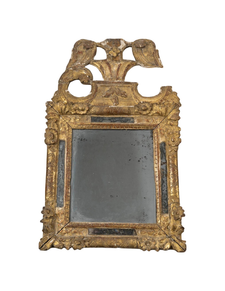 Miroir à parclose du XVIIIème siècle, époque Louis XVI.