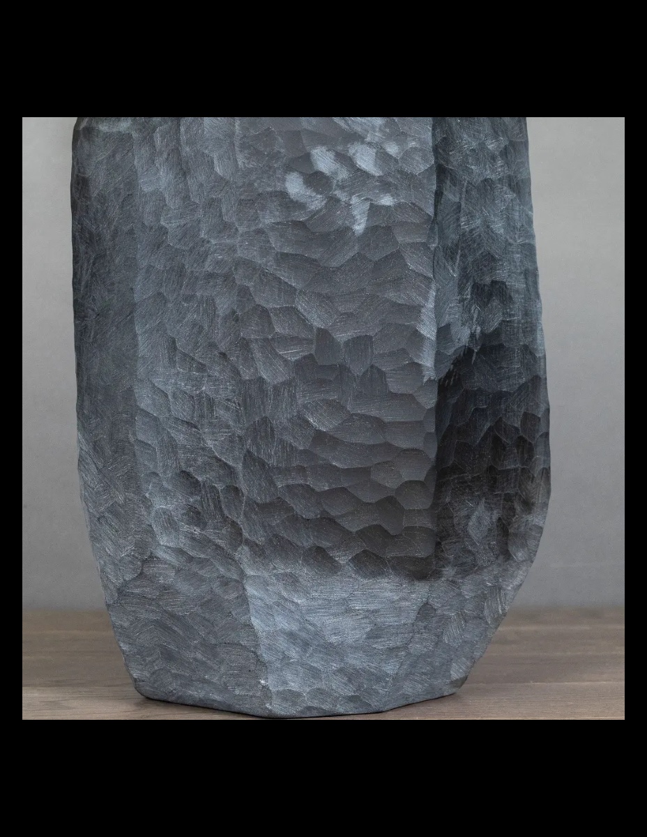 Table basse en verre sablé, couleurs sobres et élégantes-photo-2