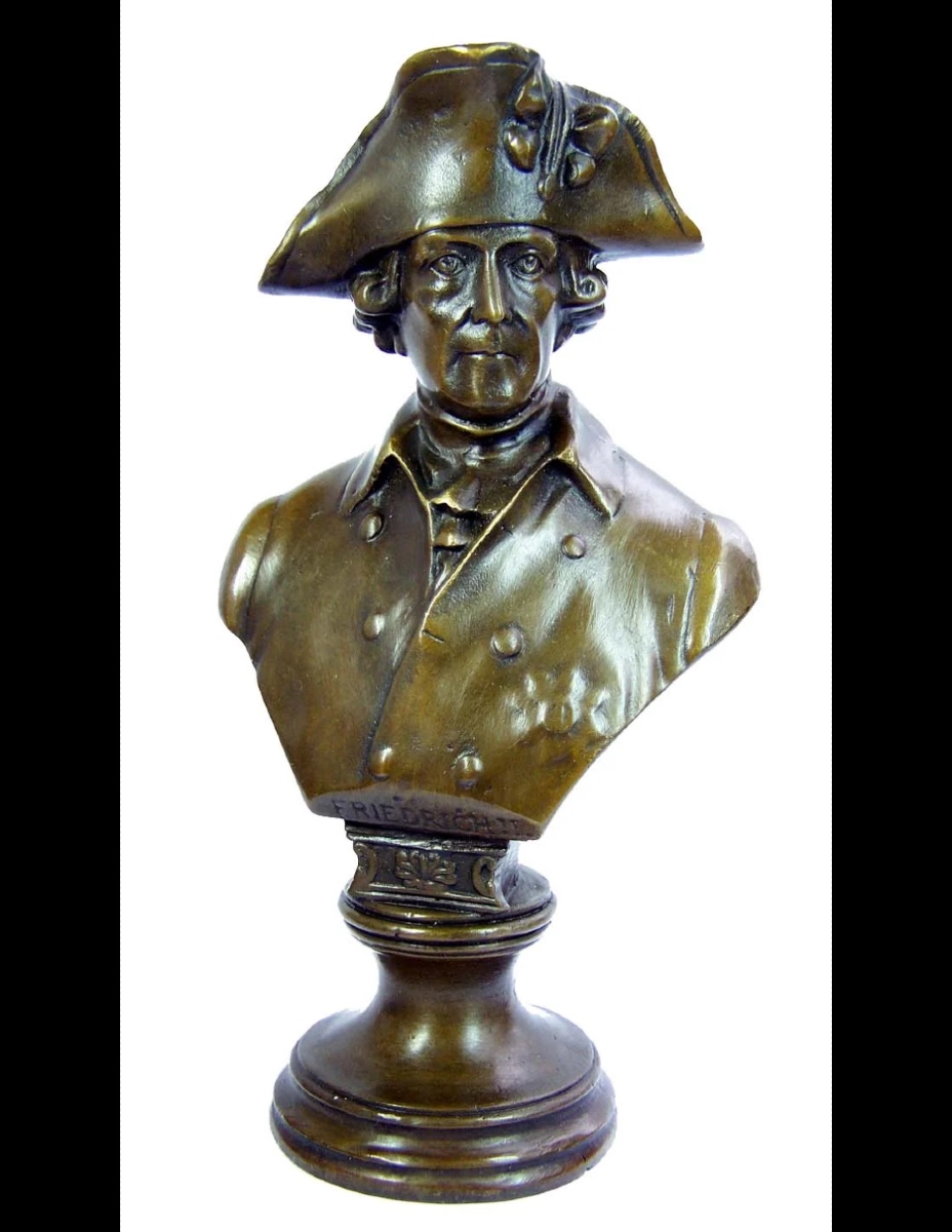 20th-century Bronze Sculpture Depicting Frederick Ii