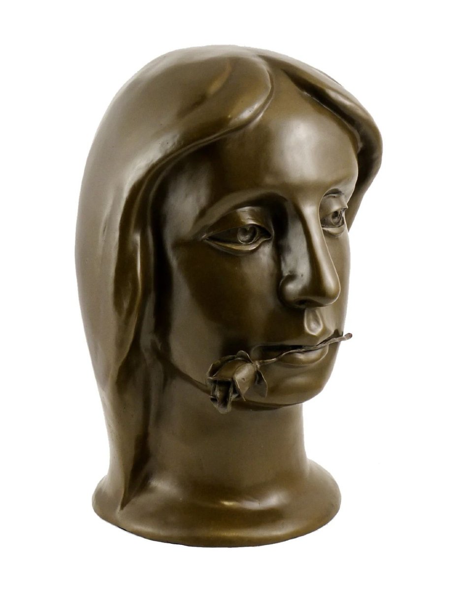Cubist Bronze Sculpture Based On A Work By Otto Gutfreund-photo-2