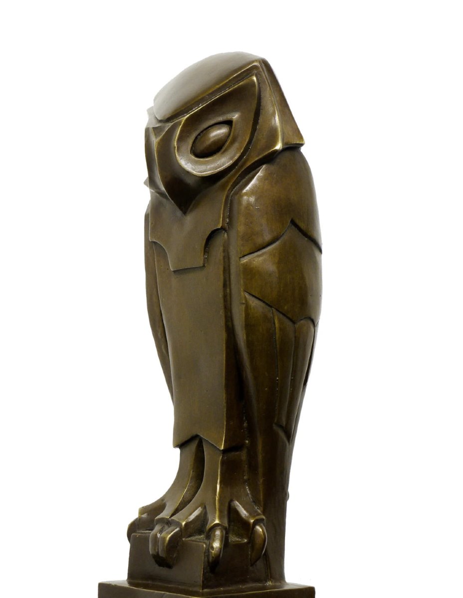 Sculpture futuriste en bronze, reproduction, de l'artiste Umberto Boccioni-photo-4