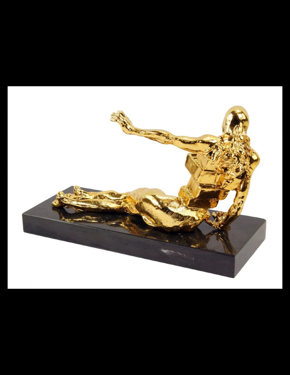 Bronze Sculpture, The Anthropomorphic Cabinet, In The Style Of Salvador Dalí-photo-2