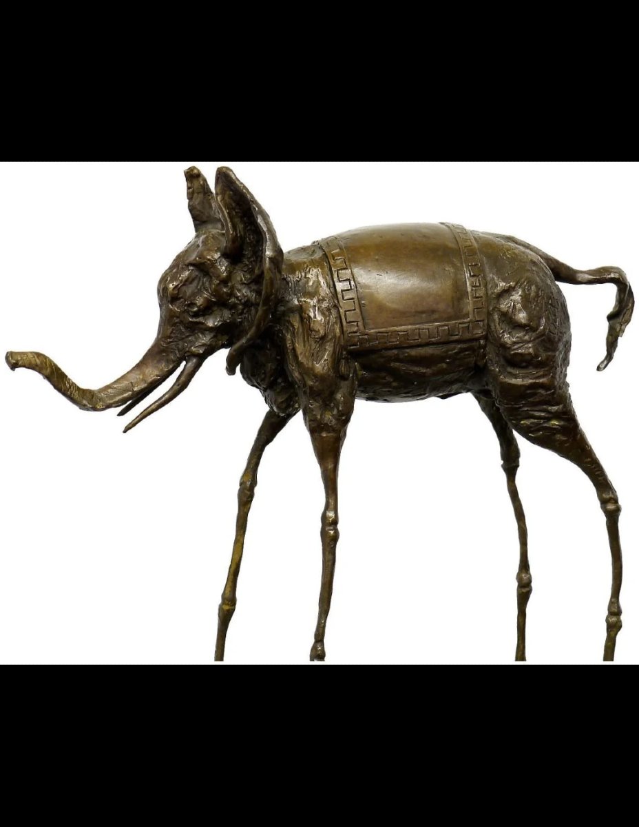 Sculpture en bronze, dans le goût de Salvador Dalí