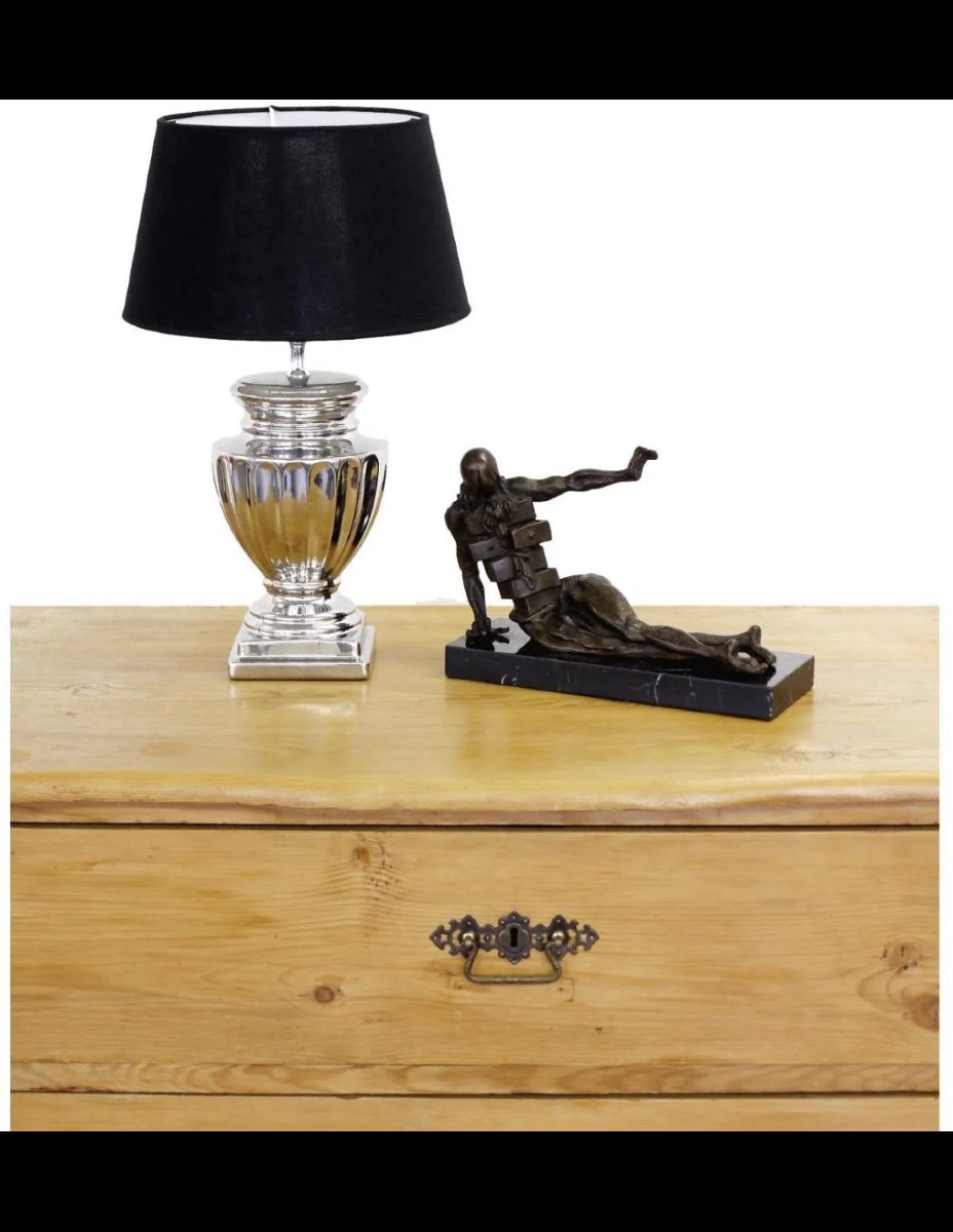Bronze Sculpture, *the Anthropomorphic Cabinet*, In The Style Of Salvador Dalí-photo-2