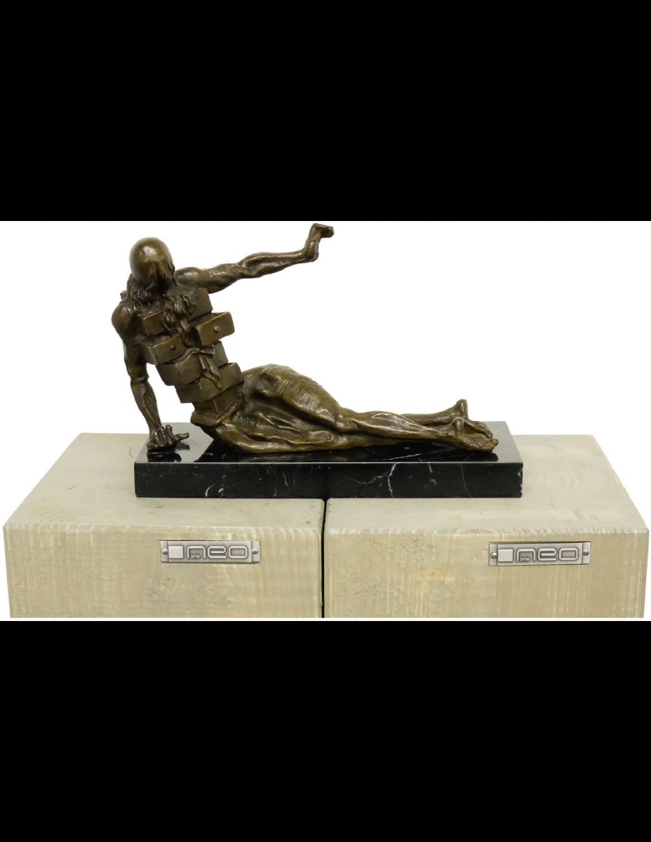 Bronze Sculpture, *the Anthropomorphic Cabinet*, In The Style Of Salvador Dalí