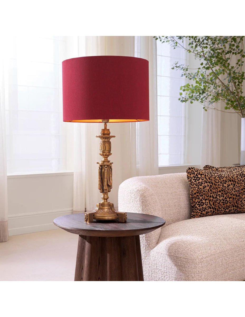 Set Of Two Table Lamps With A Gold Finish-photo-2