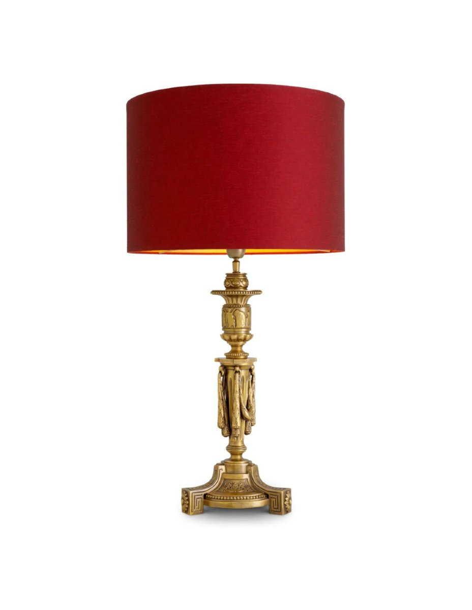 Set Of Two Table Lamps With A Gold Finish-photo-3