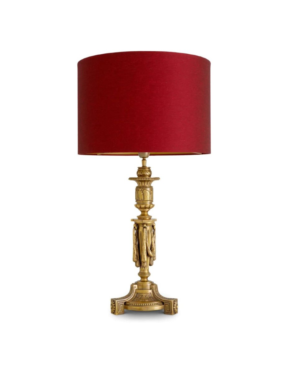 Set Of Two Table Lamps With A Gold Finish-photo-1
