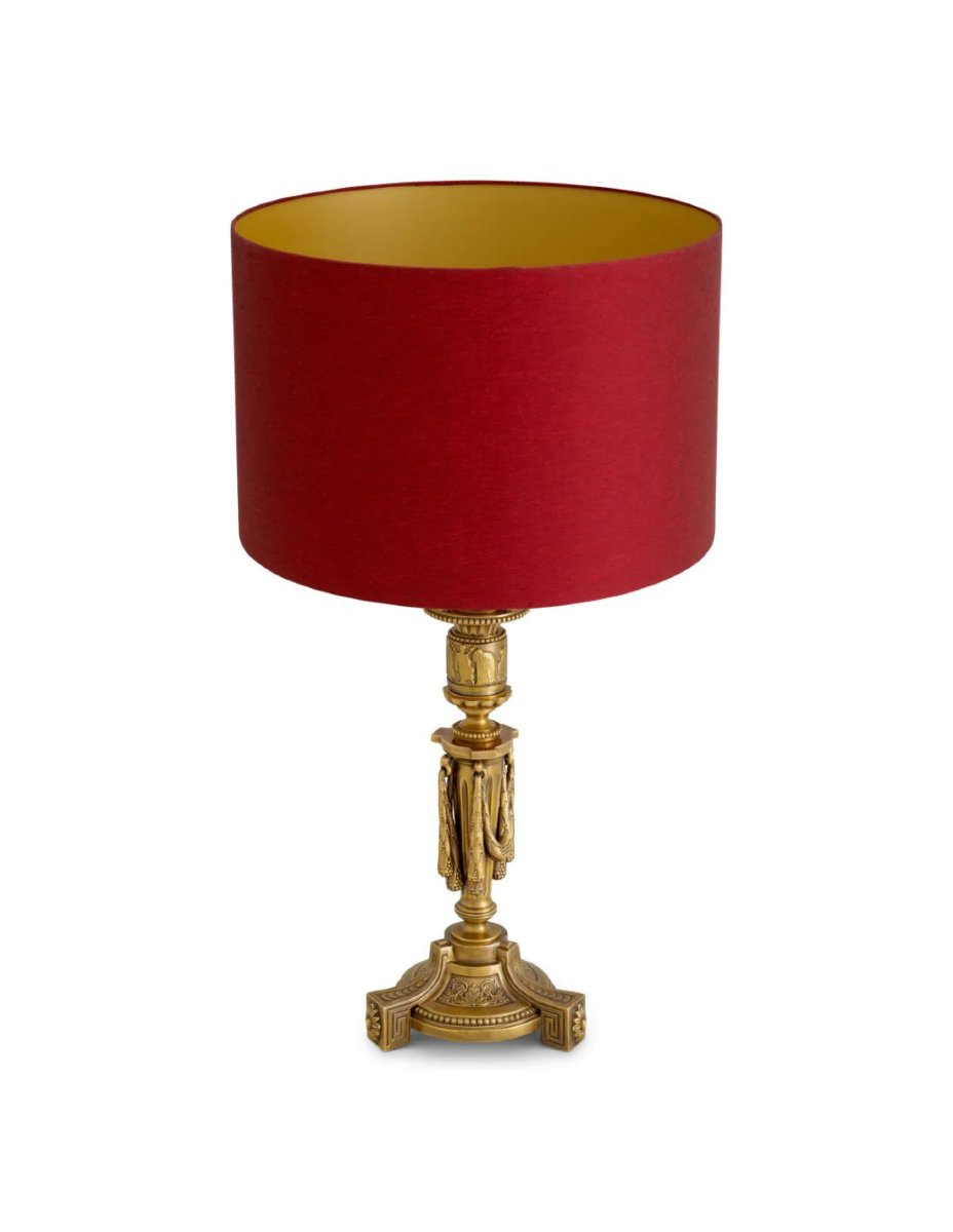 Set Of Two Table Lamps With A Gold Finish-photo-2