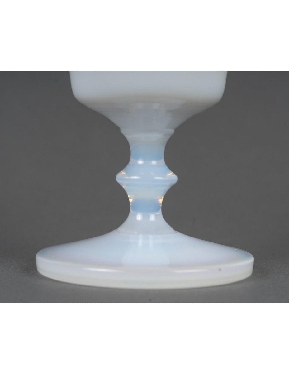 Opaline Glass, 19th-century Chalice, Napoleon III Period.-photo-4