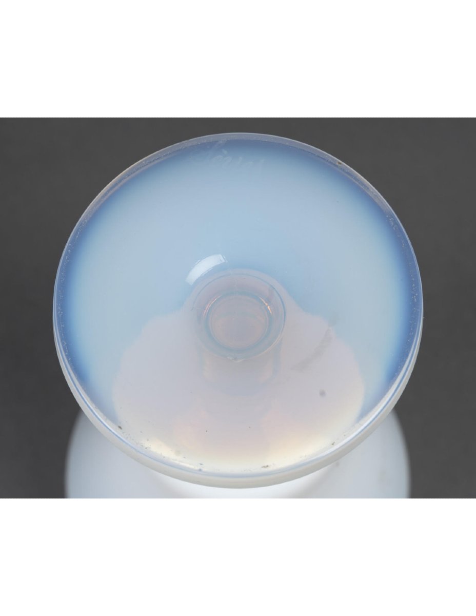Opaline Glass, 19th-century Chalice, Napoleon III Period.-photo-3