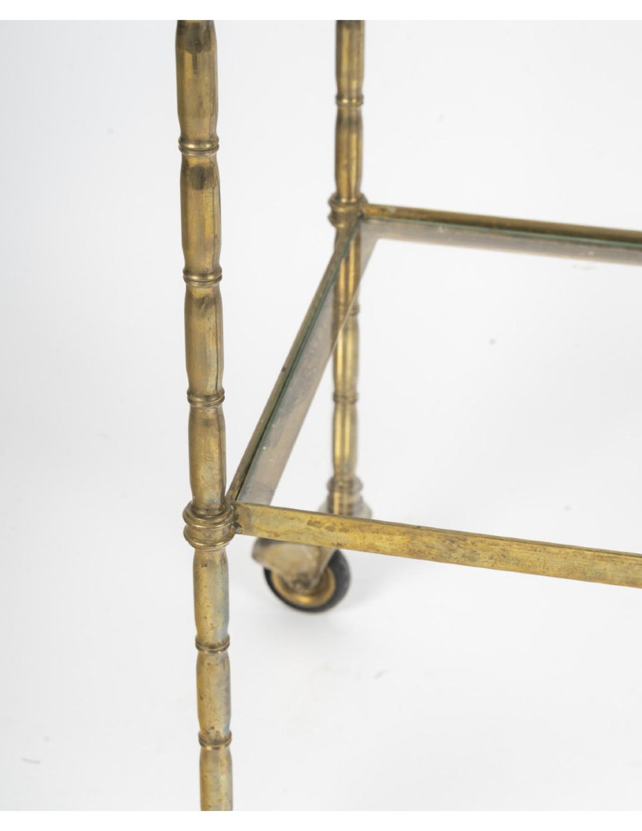 Side Table, Brass, 1950s–1960s.-photo-3