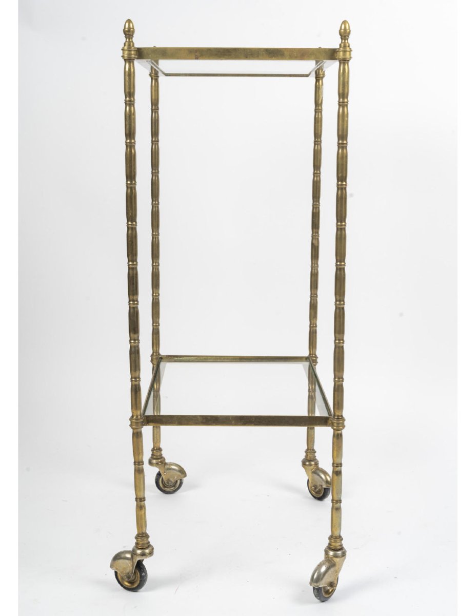Side Table, Brass, 1950s–1960s.-photo-2