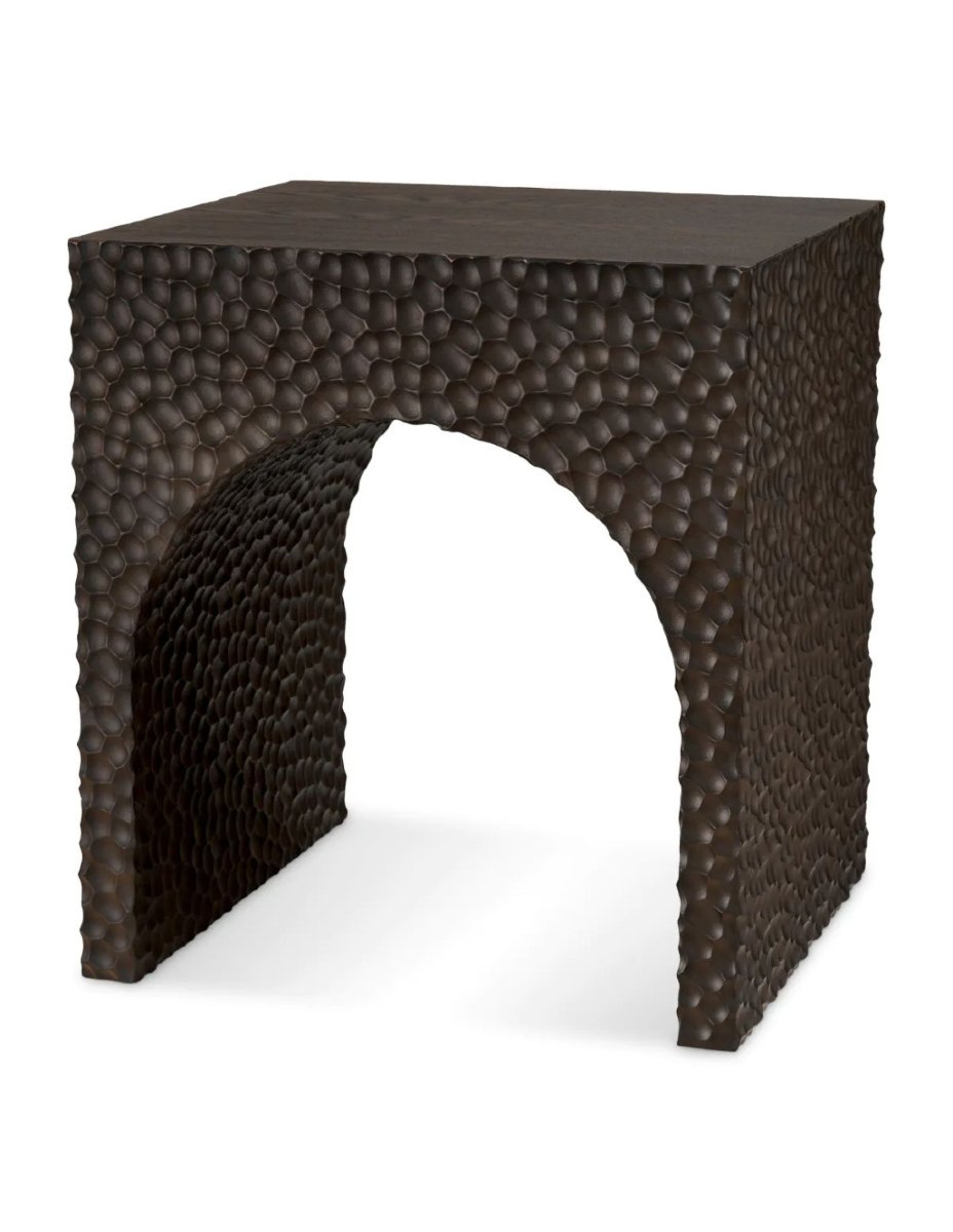 Oak-veneer Side Table, Contemporary Design-photo-2