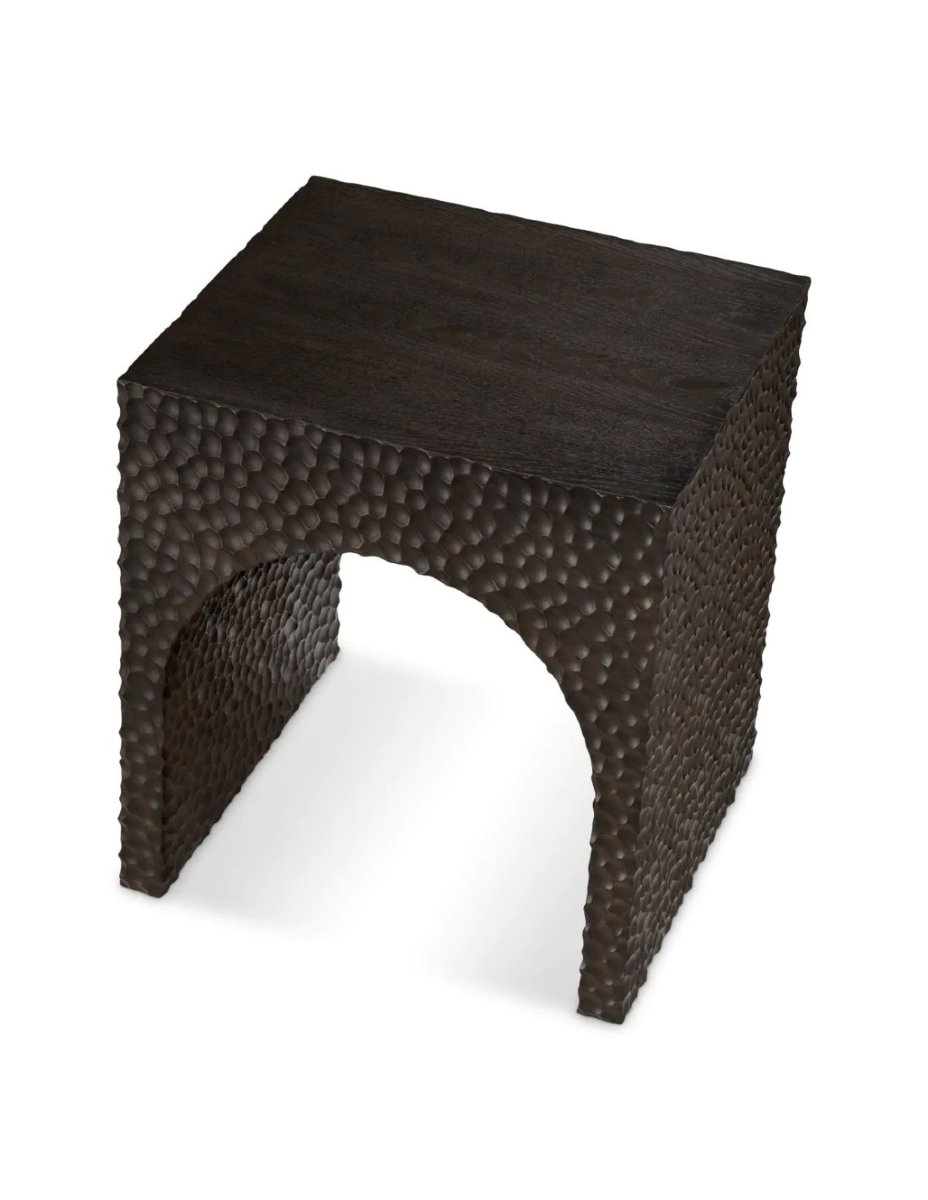Oak-veneer Side Table, Contemporary Design-photo-4