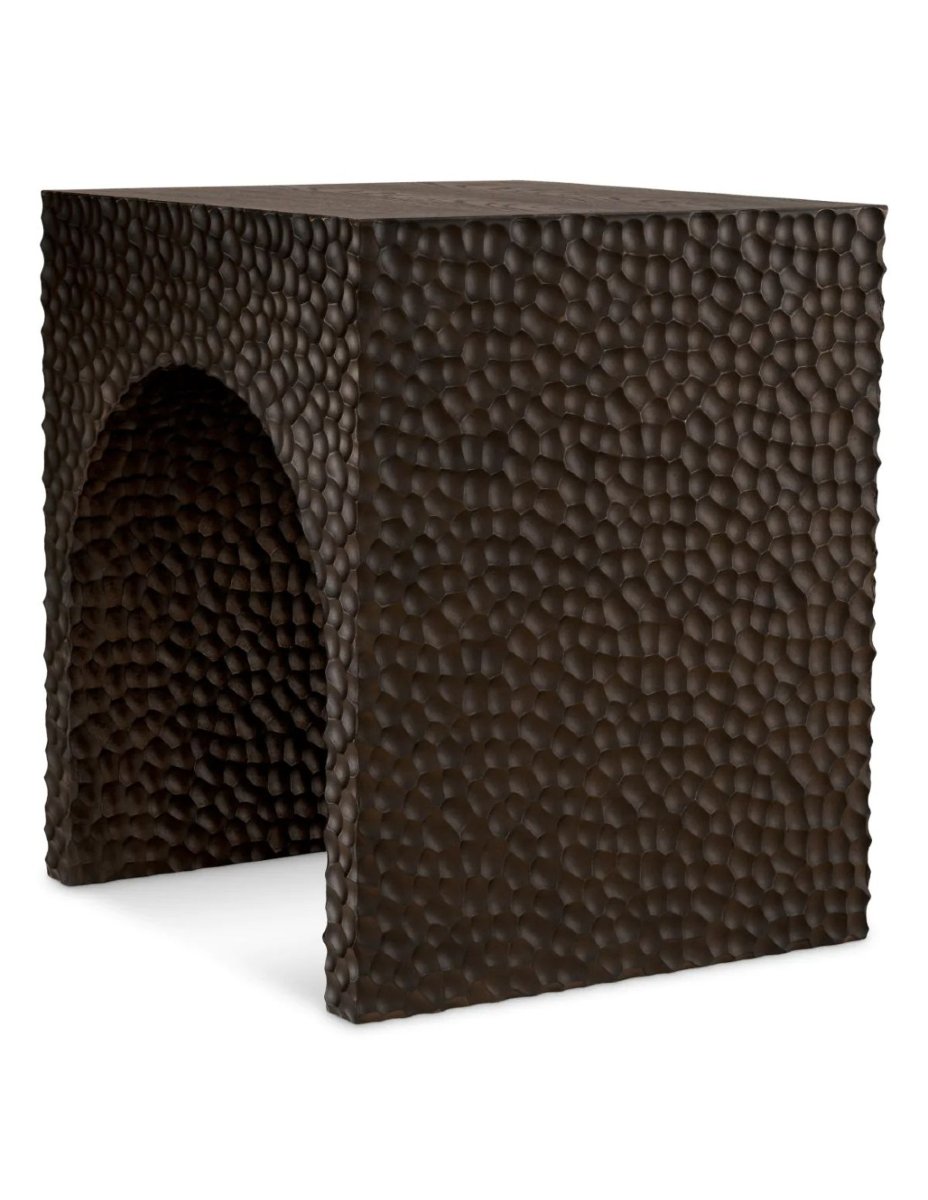 Oak-veneer Side Table, Contemporary Design-photo-1