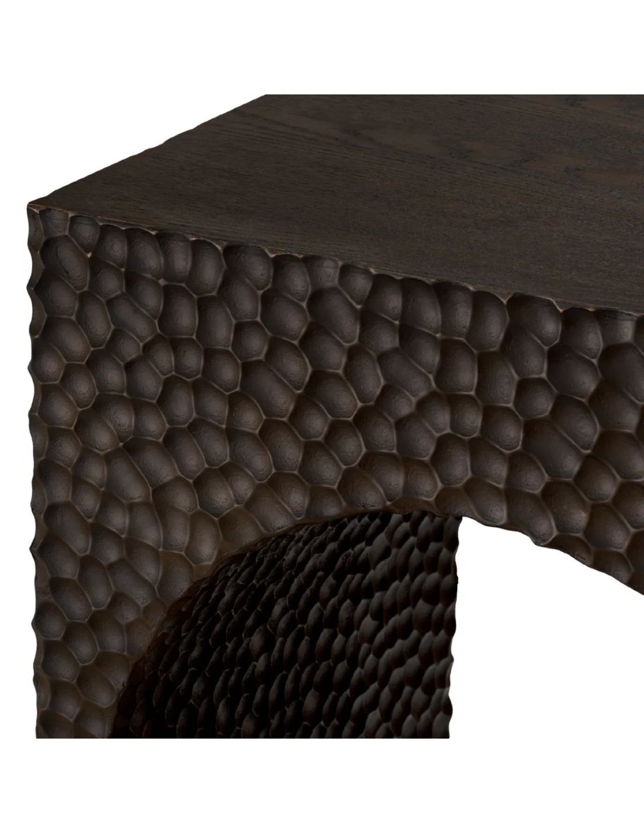 Oak-veneer Side Table, Contemporary Design-photo-2