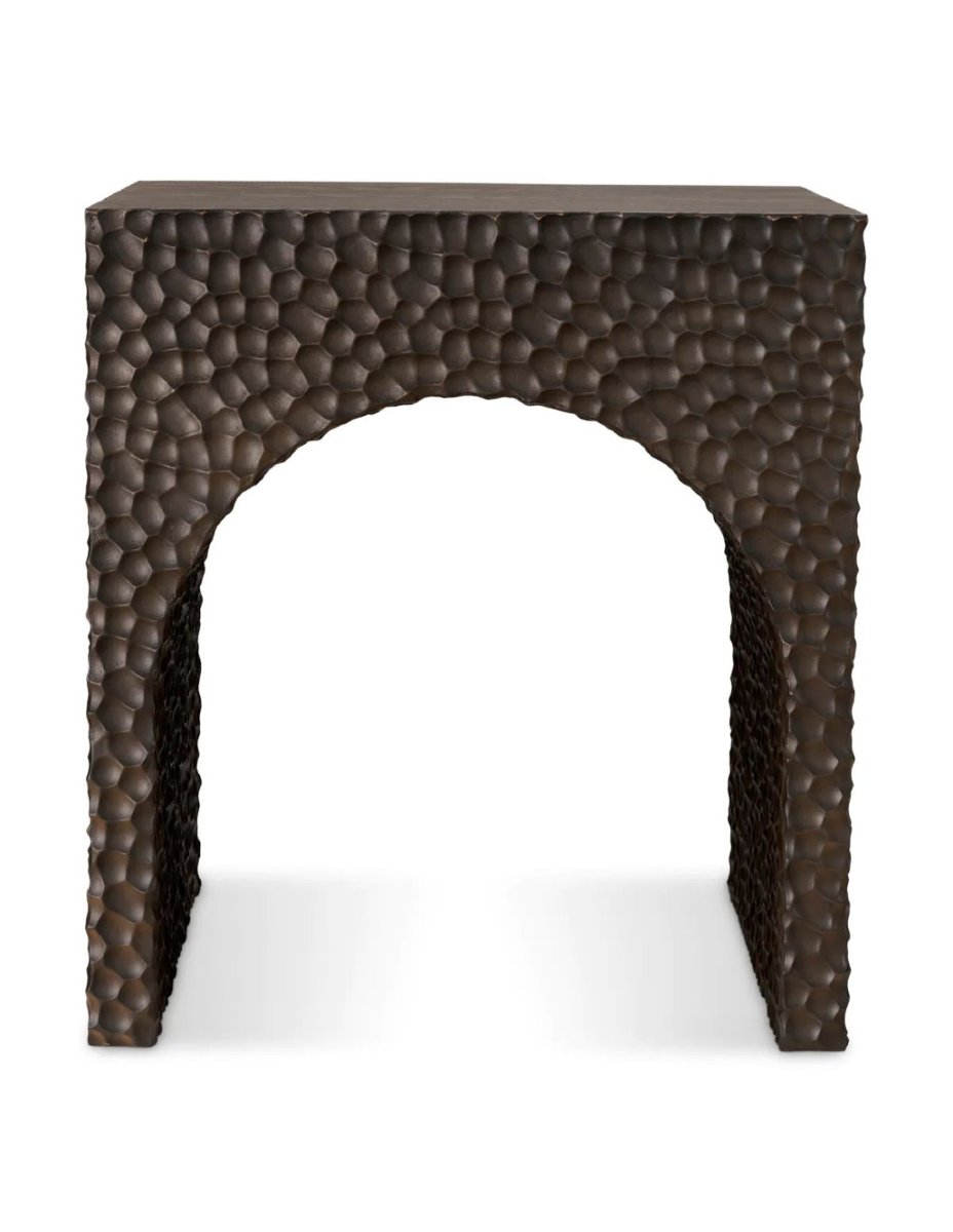 Oak-veneer Side Table, Contemporary Design