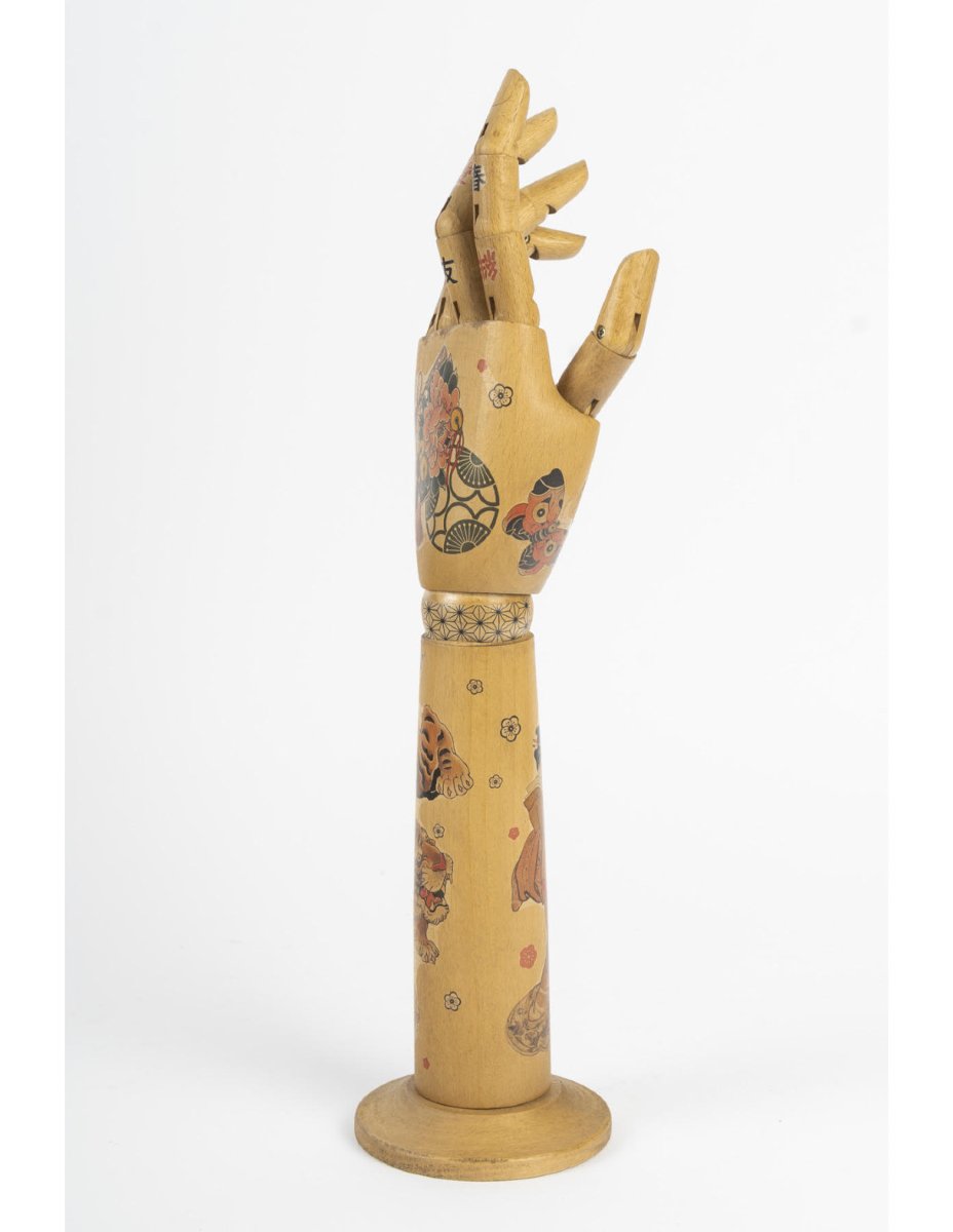 Tattooed Movable Arm, 20th Century.-photo-4
