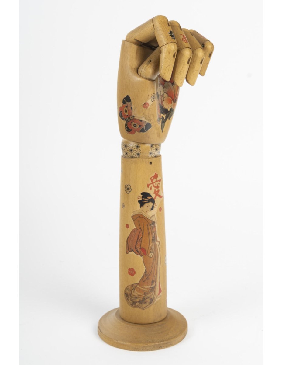 Tattooed Movable Arm, 20th Century.-photo-7