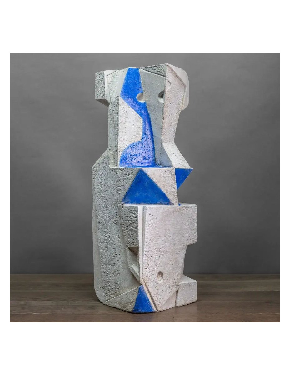 Sculpture cubiste moderne en hommage à Henri Laurens-photo-3