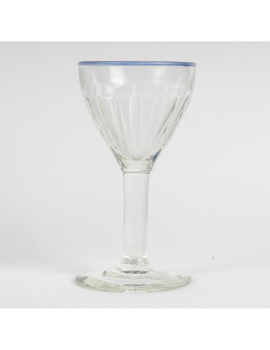 Suite de 6 verres à liqueur, cristal, XXème siècle.-photo-4
