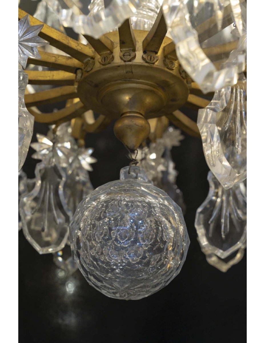 A Significant Louis XV-style Chandelier From The Napoleon III Period, 19th Century.-photo-4
