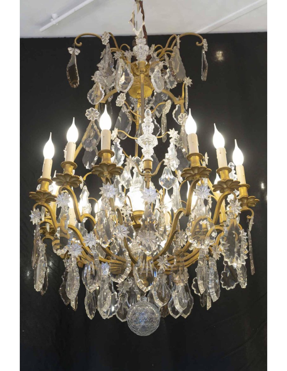 A Significant Louis XV-style Chandelier From The Napoleon III Period, 19th Century.-photo-1
