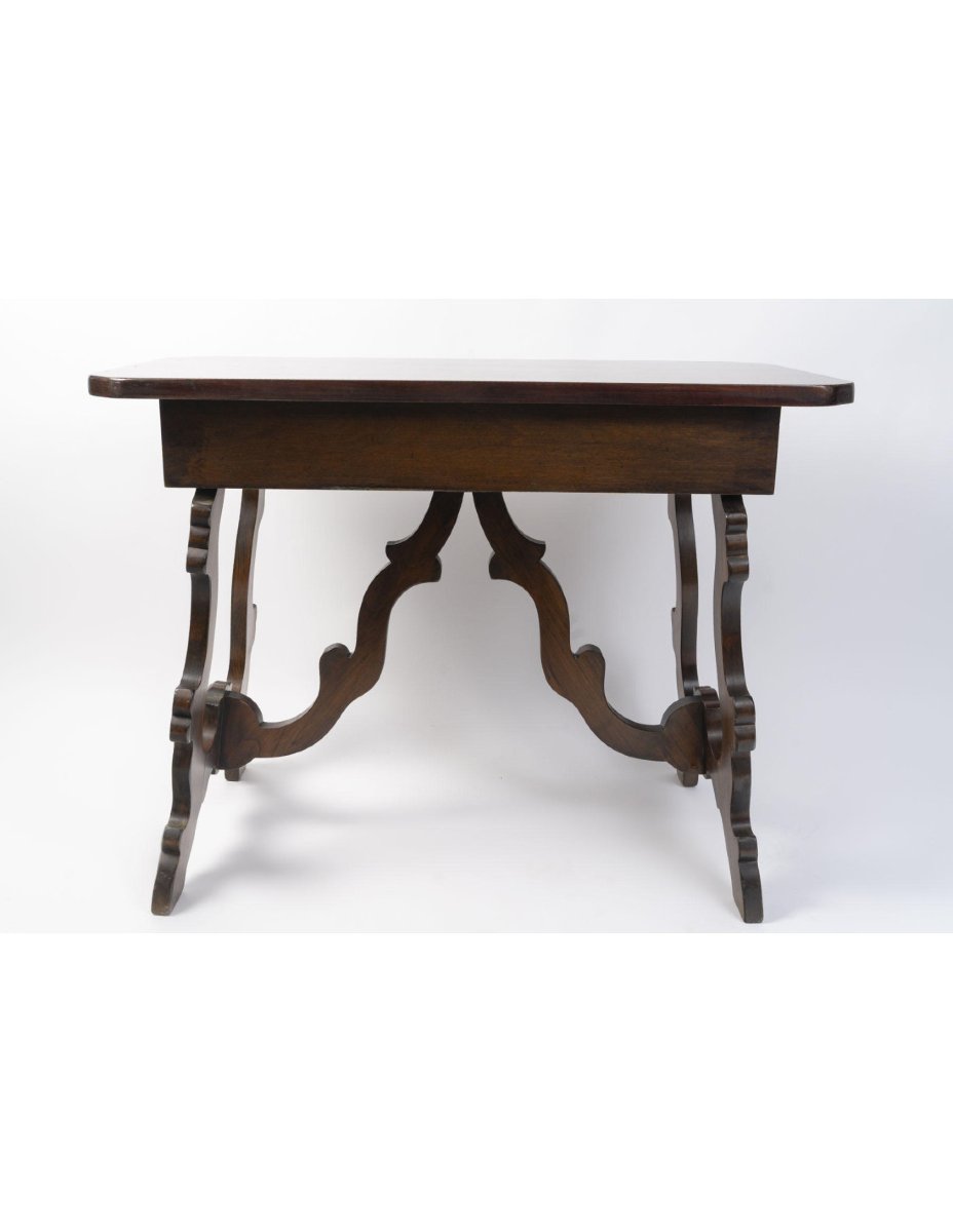 Table, Desk, With A Drawer Around The Base, Early 20th Century.-photo-3