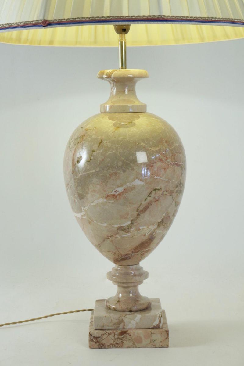 Marble Lamp, 20th Century-photo-2
