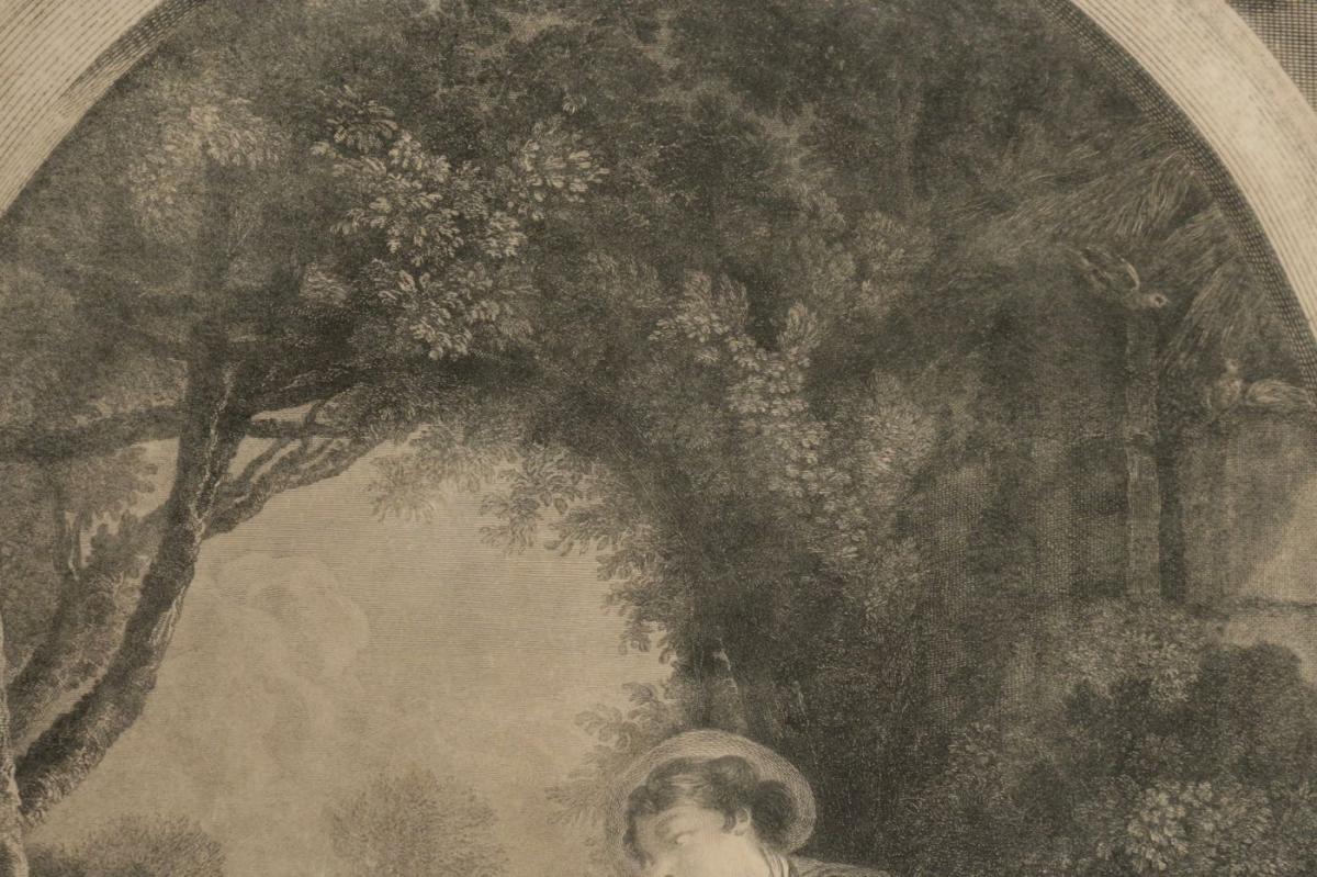 Romantic Engraving, XIXth Century, -photo-3