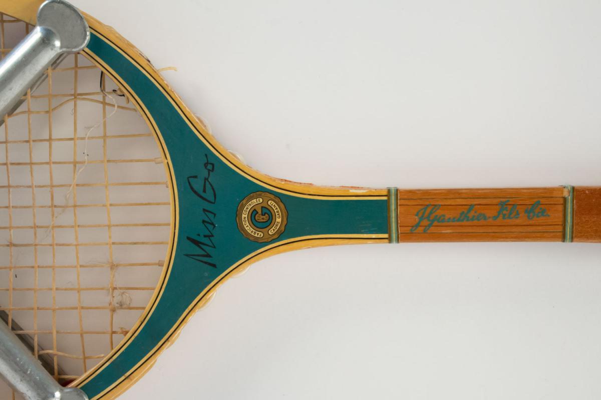 Tennis Racket, Miss Go, Pro, Middle Of The Twentieth Century.-photo-3