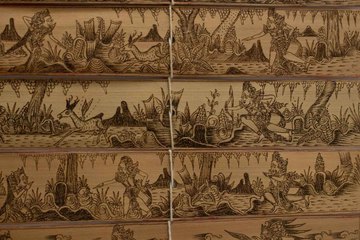 Indonesian Pyrography, 20th Century.-photo-4