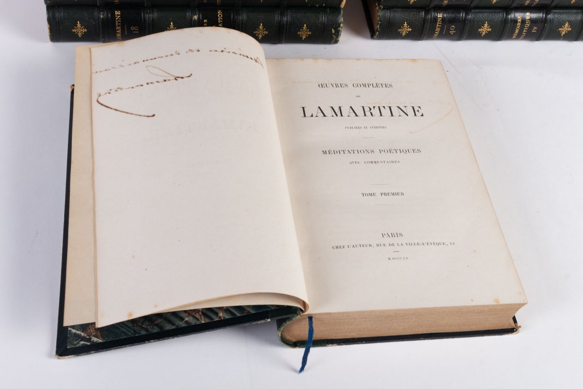 Lamartine (alphonse De). Œuvres Complètes Publiées Et Inédites.-photo-4