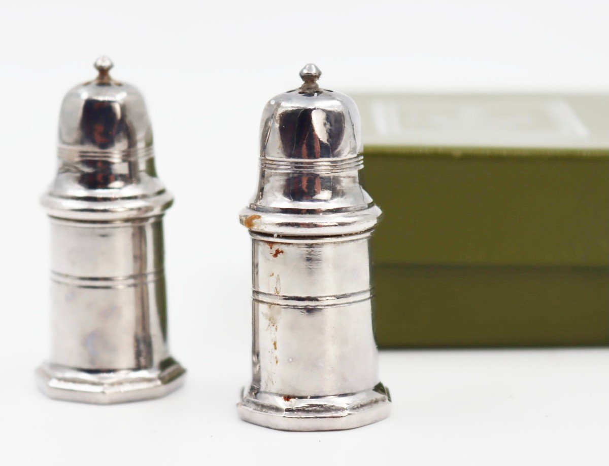 Pair Of Salt And Pepper Shakers From Maison Christofle
