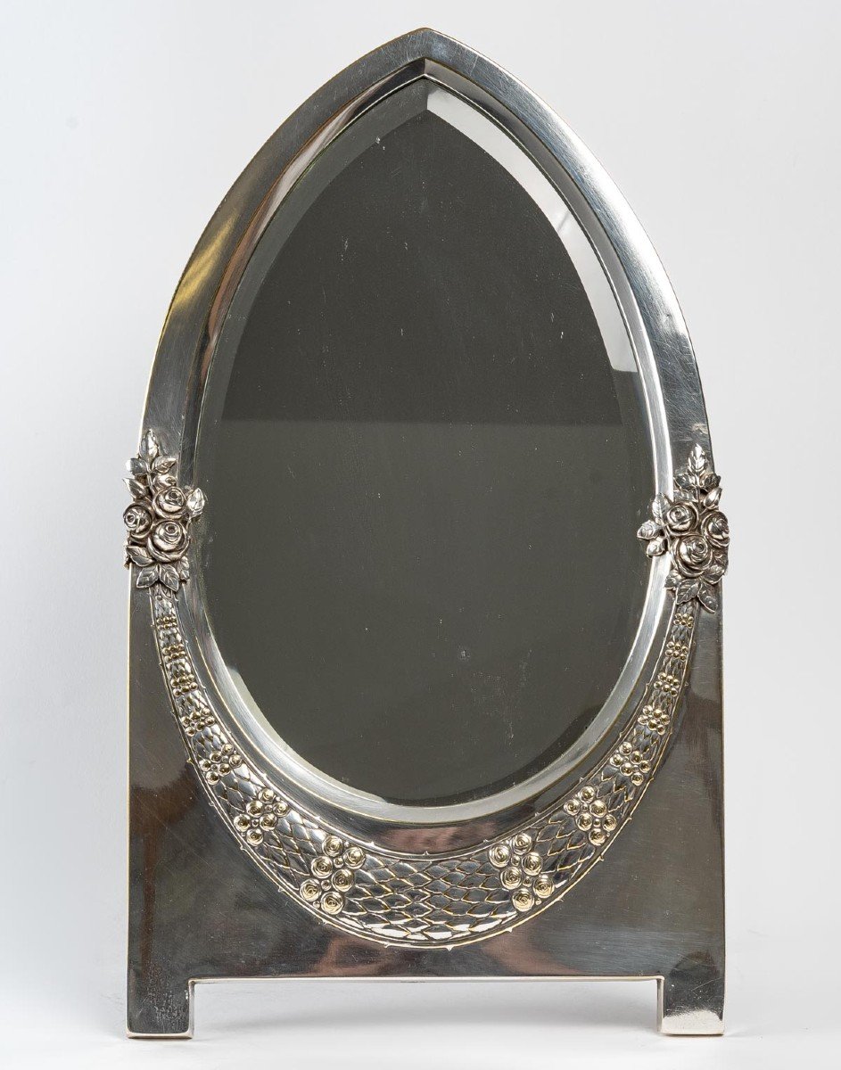 Table Mirror, Art Nouveau, 1920-photo-1