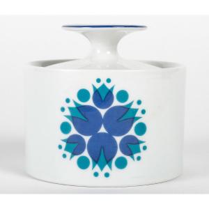 Petit Pot En Porcelaine, Design Vintage 1960.